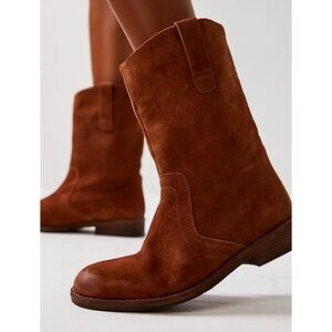 Free people Brown Suede Boots